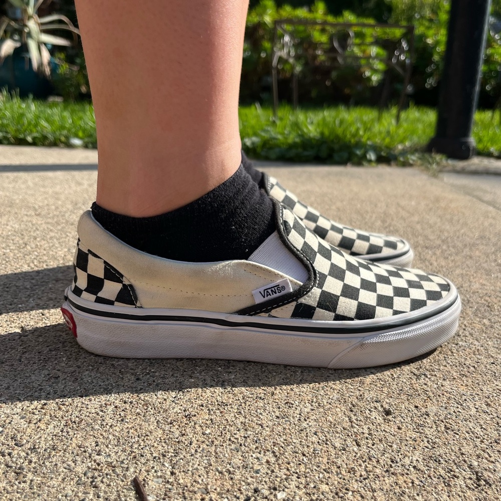 Checkered Vans